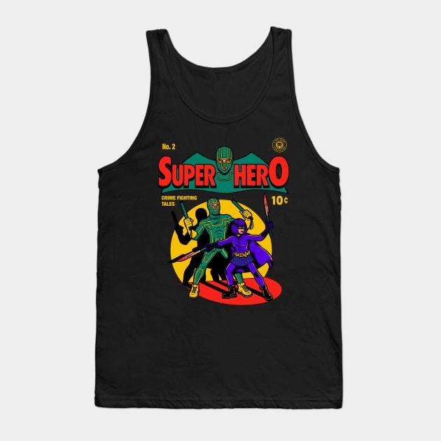 Superhero Comic Tank Top by harebrained